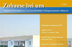 Mitgliederzeitung der GWG L�bben